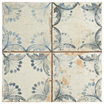 SomerTile - SomerTile Oliver Ceramic Floor and Wall Tile - Pieces Per Case: 10