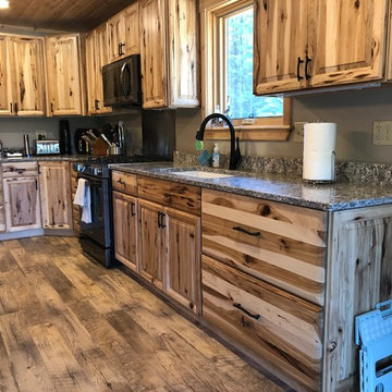 Rustic Hickory kitchen