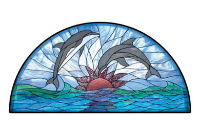 Arched dolphin window