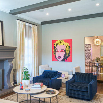 Transitional Living Room