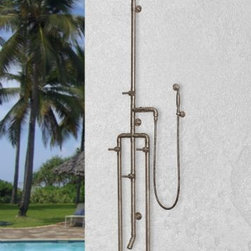 Sonoma Forge Waterbridge Exposed Showers Unit with 5 Handles and 8" Rain Head an - Products