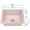 P409 Single Bowl Copper Sink