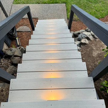 Deck, Stairs, Led Stair lights,