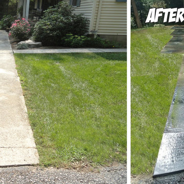 Flagstone Walkway Hanover, PA (Before & After)