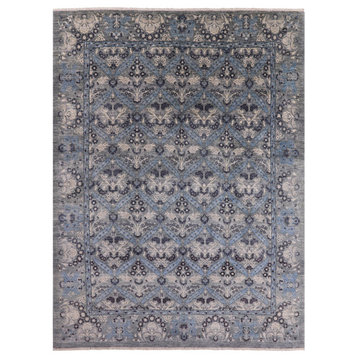 9' 2" X 12' 2" William Morris Hand-Knotted Rug Q6528