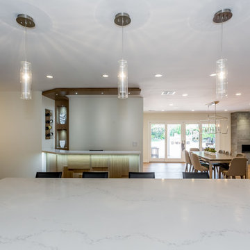 Contemporary home remodeling