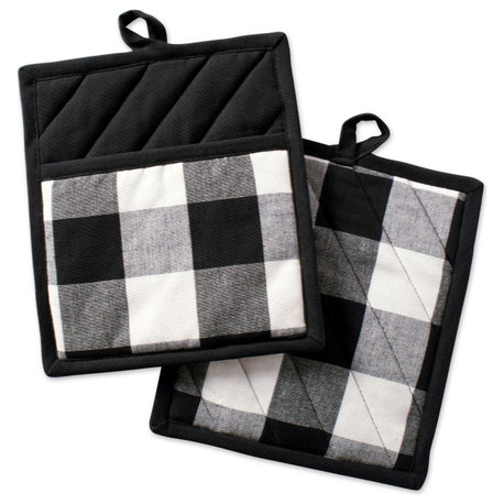 DII Black Buffalo Check Potholder (Set of 2)
