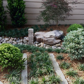 Asian-Inspired Courtyard Garden