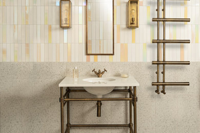 Photo of a contemporary bathroom in Surrey.