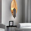 Nordic Wall Sconce in Minimalistic Style for Living Room, Bedroom, Black Gold