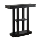 Monarch Specialties Accent Table, 32", Cappuccino Hall Console, I2454