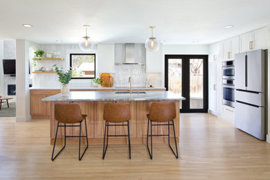 Trendy kitchen photo in Denver