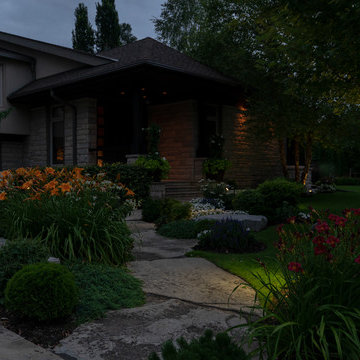 Markham Outdoor Lighting Redesign - View Before Conscape