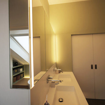 Dachgeschoss mit Schlafzimmer und Wellnessbad