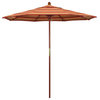 7.5' Wood Umbrella, Astoria Sunset