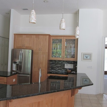 Kitchen Remodel in Maple With a Pecan Stain