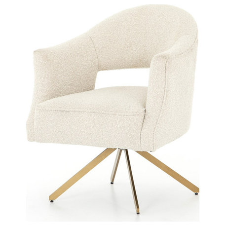 Adara Desk Chair-Knoll Natural