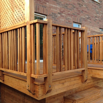 Knights cedar deck