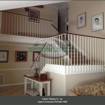 Interior Railings Custom Made by Isaac's Ironworks