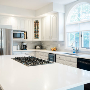 Before and after Kitchen Remodeling Project in McLean, Virginia