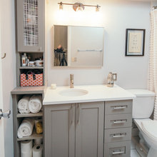 Bathroom shelves