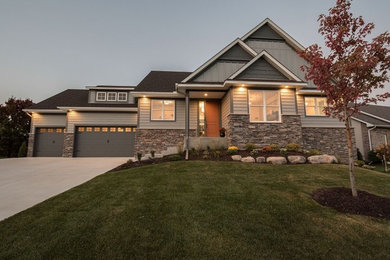 Example of a trendy exterior home design in Minneapolis