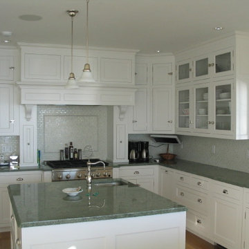 Custom Kitchen Cabinetry with Painted Finishes