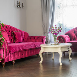 Oversized Smoked Grey Oak Parquet - Sofas