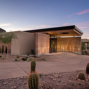 Dramatic Lighted Entryway
