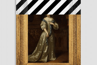 LIMITED EDITION - The Striped Lady Canvas Print
