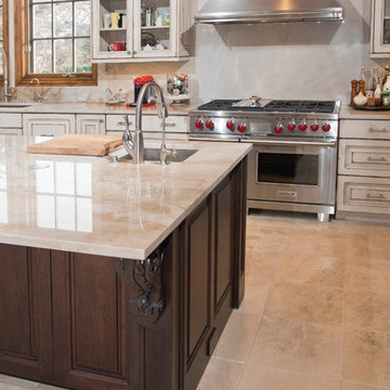 Lake Creek CO Traditional Kitchen Remodel - Old World Ambience, Elegant Design