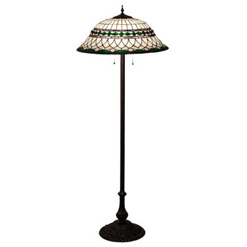 Meyda Lighting 31975 62" High Tiffany Roman Floor Lamp