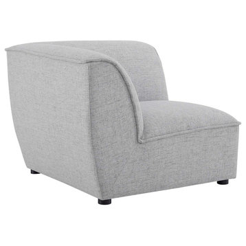 Comprise Corner Sectional Sofa Chair, Light Gray