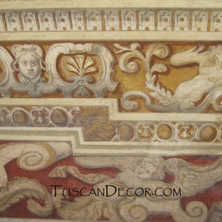 Tuscan Paint Technique - Trompe l'oeil for Italian style walls