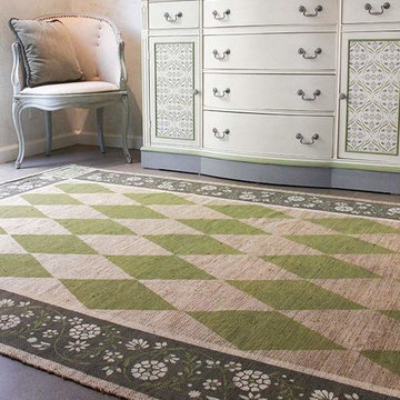 Harlequin Pattern Stencil Projects