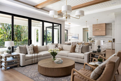 Example of a living room design in Miami