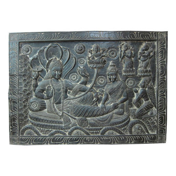Yoga Room Decor Indian Carving