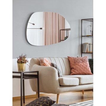 Decorative Irregular Asymmetrical Mirror 36x24"