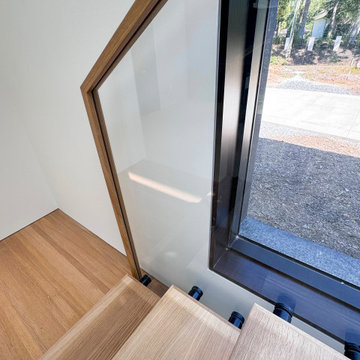 Project #126 | Contemporary Staircases with Integrated LEDs & Glass Railing