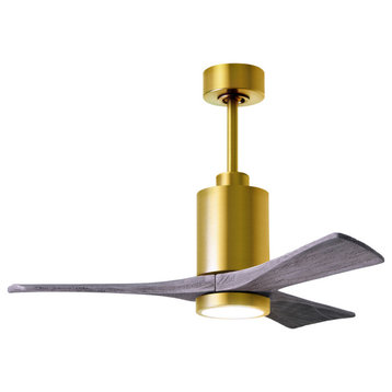 MFan 42"Ceiling Fan from the Patricia collection in Brushed Brass finish
