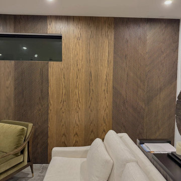 Venice CNC-Carved White Oak Wall Panels