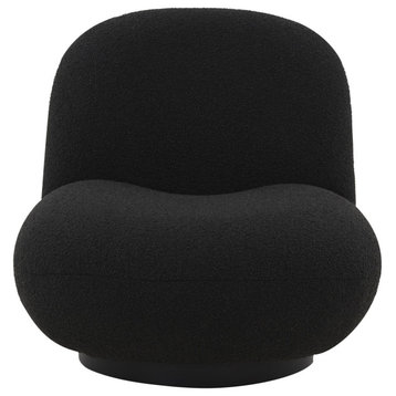 Safavieh Couture Stevie Boucle Accent Chair, Black