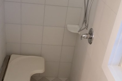 Beach style bathroom photo in Other