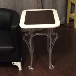 White Ring Side Table - Products