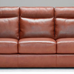 Natuzzi Editions Leather Sofa B757 - Sofas