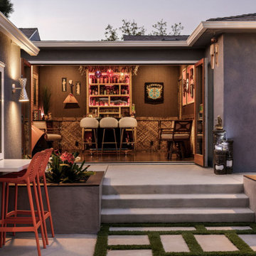Tropical Modernism - ADU, Backyard remodel and an Addition in Burbank