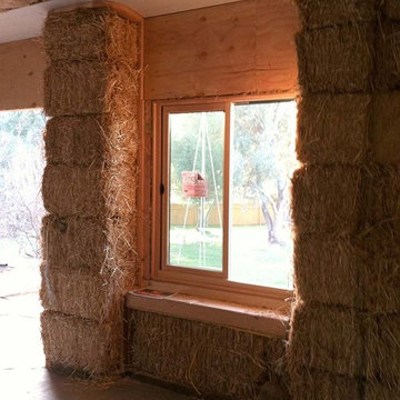 Anna's Straw Bale Home in process