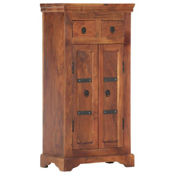 vidaXL Sideboard Buffet Storage Side Cabinet for Living Room Solid Wood Acacia