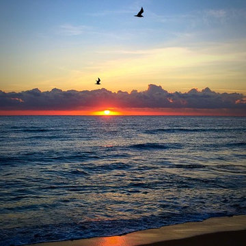 color inspirations..Sunrise-Sunset (from our front yard)