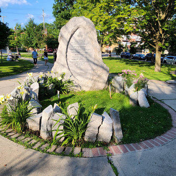 Minto Park - Perennial garden for memorial site